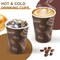 180-pack of 12 oz thickened paper coffee cups, disposable and perfect for hot or cold beverages. Ideal for office, home, and parties.
